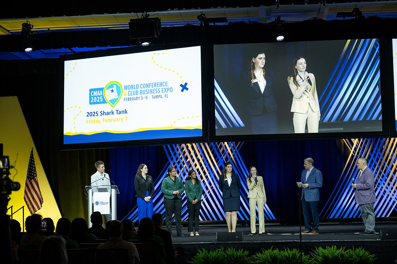 Shark Tank 2025 Competition on stage