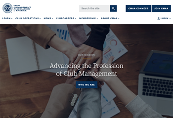 Website homepage screenshot